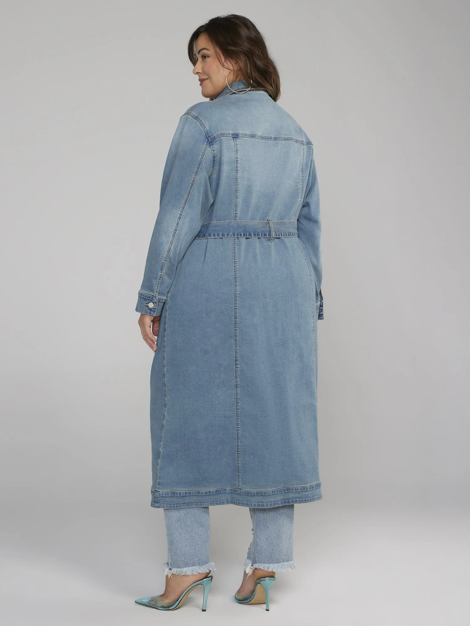 Denim Trench Coat