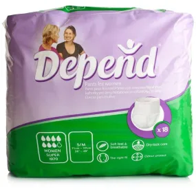 Depend Pants Super For Women (Large/Xl) (16 Pants)