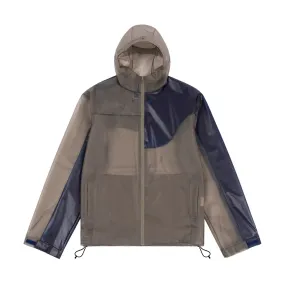 Dime Translucent Tech Jacket - Charcoal