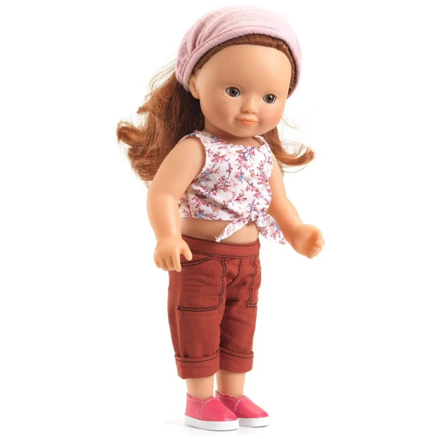 Djeco Lovely Pomea, Doll Clothes - Red Pants Set