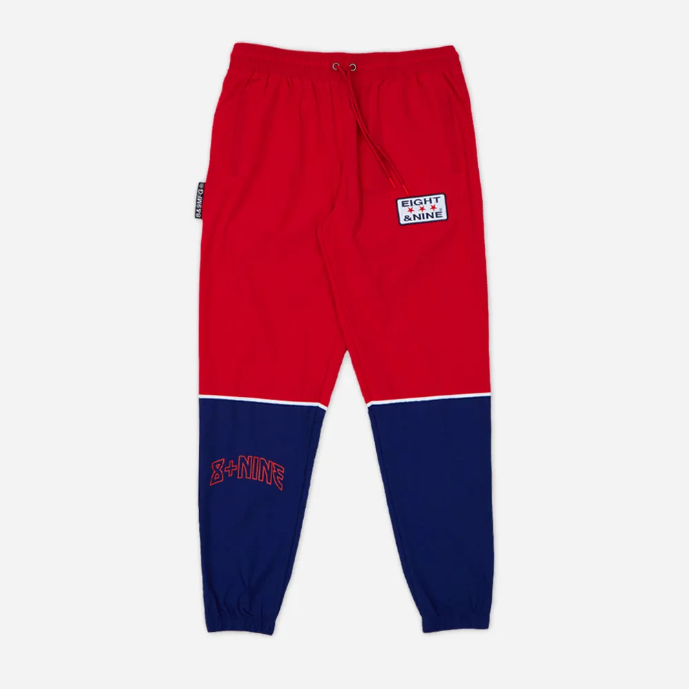 Dolo Nylon Joggers Red