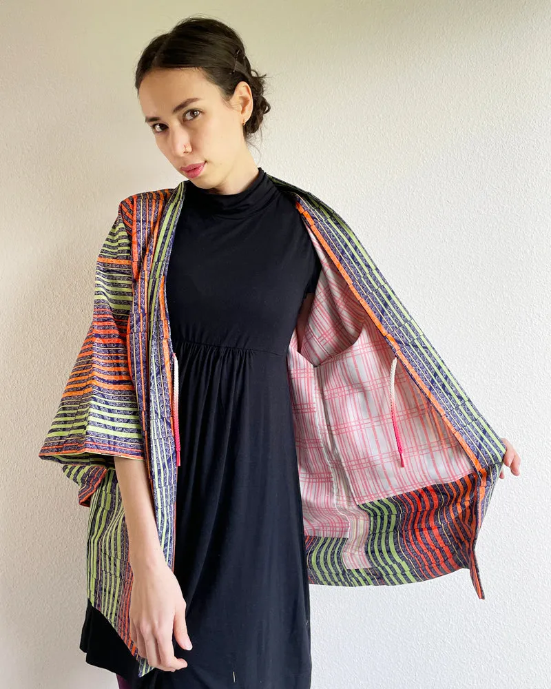 Edo Stripes Haori Kimono Jacket