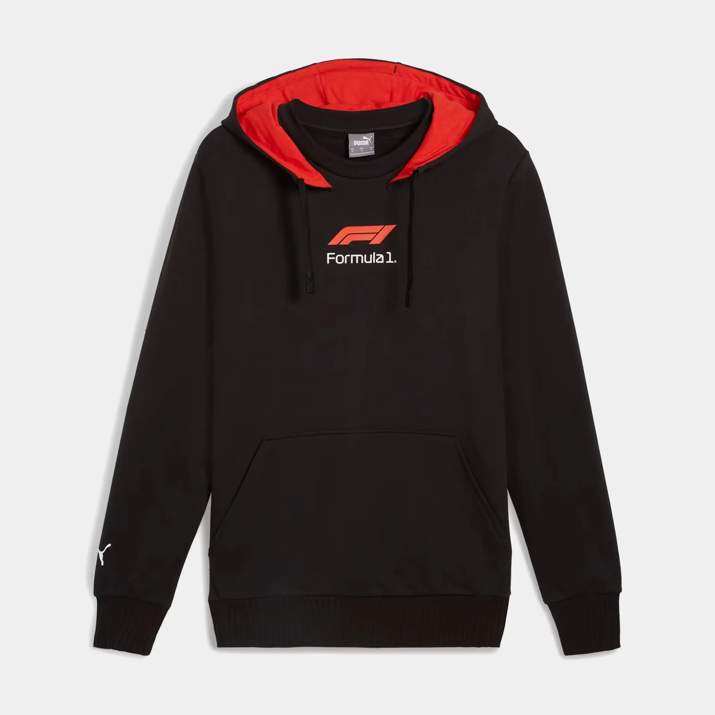 F1 Motorsport Statement Pullover Mens Hoodie (Black/Red)