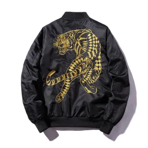 Fashion Men's Embroidered Jacket Baseball Uniform