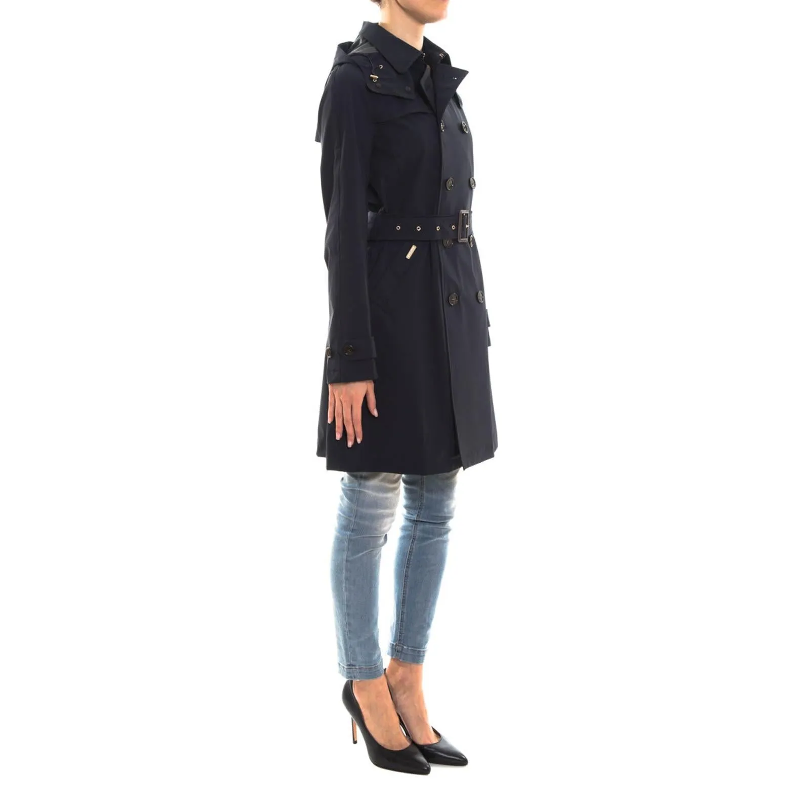 Fayette Trench Coat (Navy)