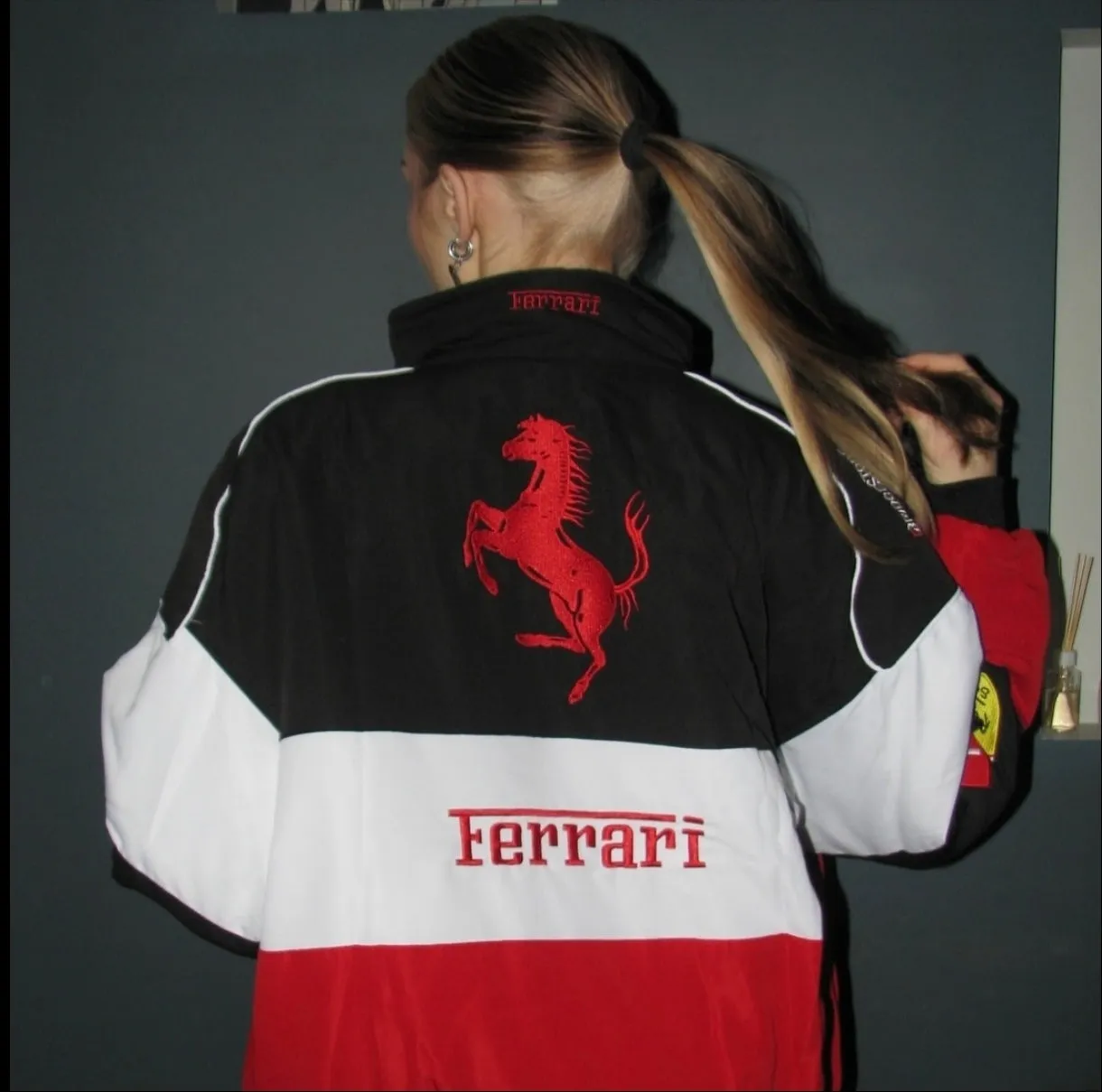 Ferrari F1 Racing Vintage Jacket For Womens