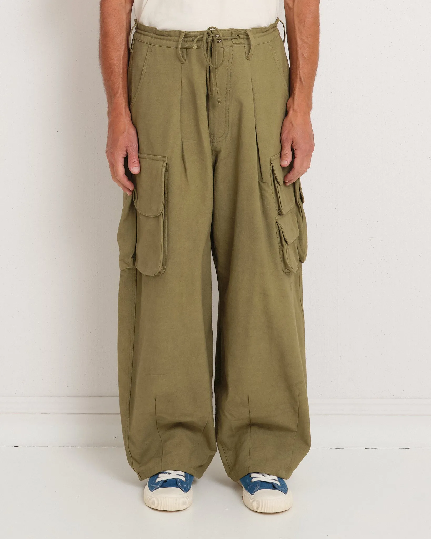 Forager Pants - Olive Slub