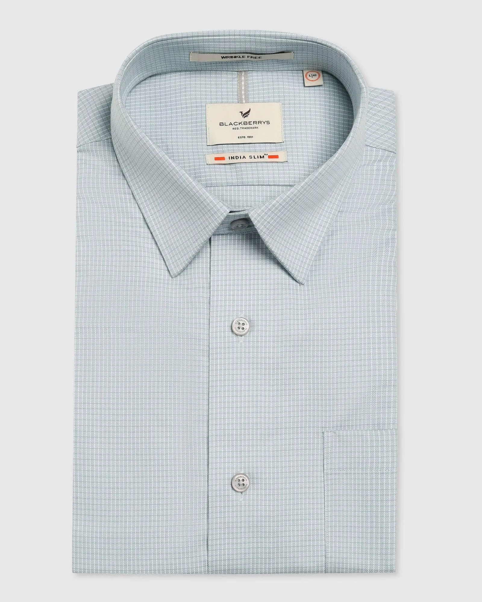 Formal Grey Check Shirt - Zoi