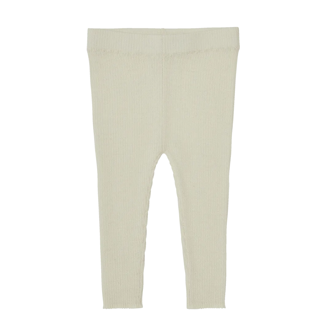 FUB ECRU POINTELLE POLO LEGGING SET