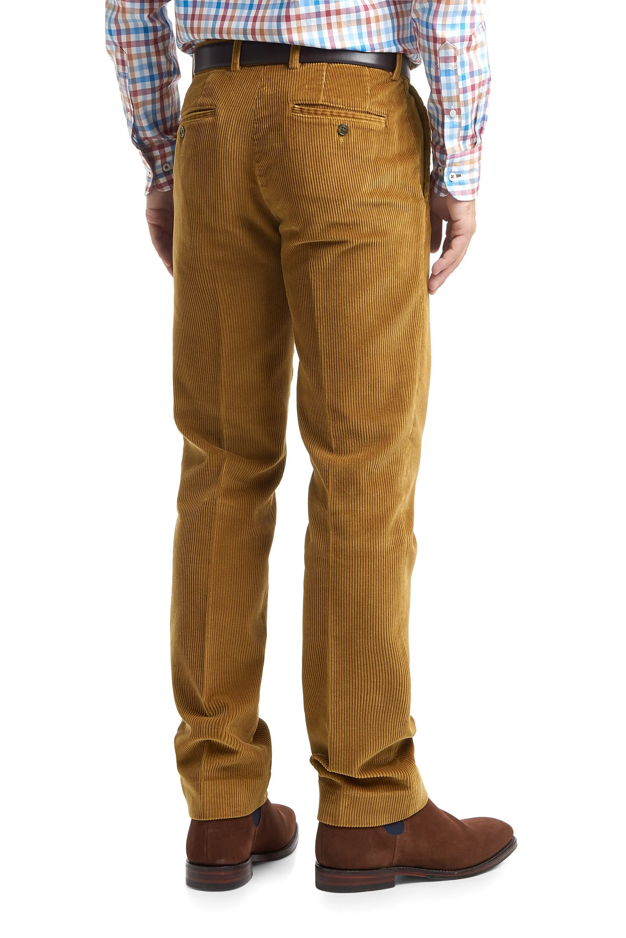 Gold Warwick Gurteen Esquire Corduroy Trousers