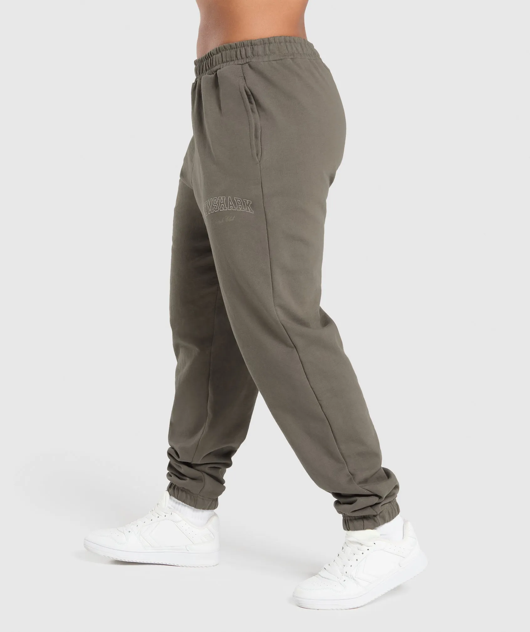 Gymshark Collegiate Joggers - Camo Brown