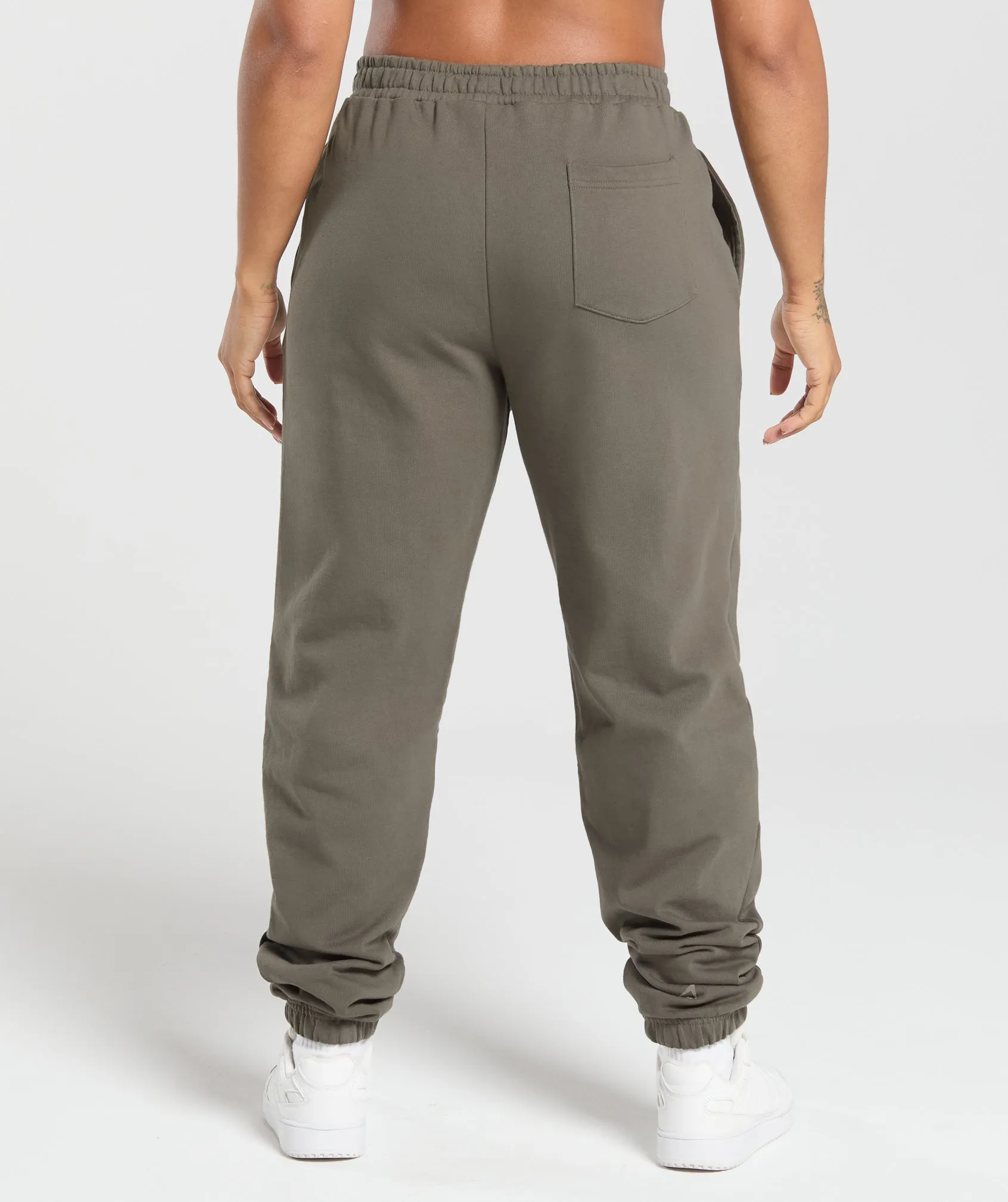 Gymshark Collegiate Joggers - Camo Brown