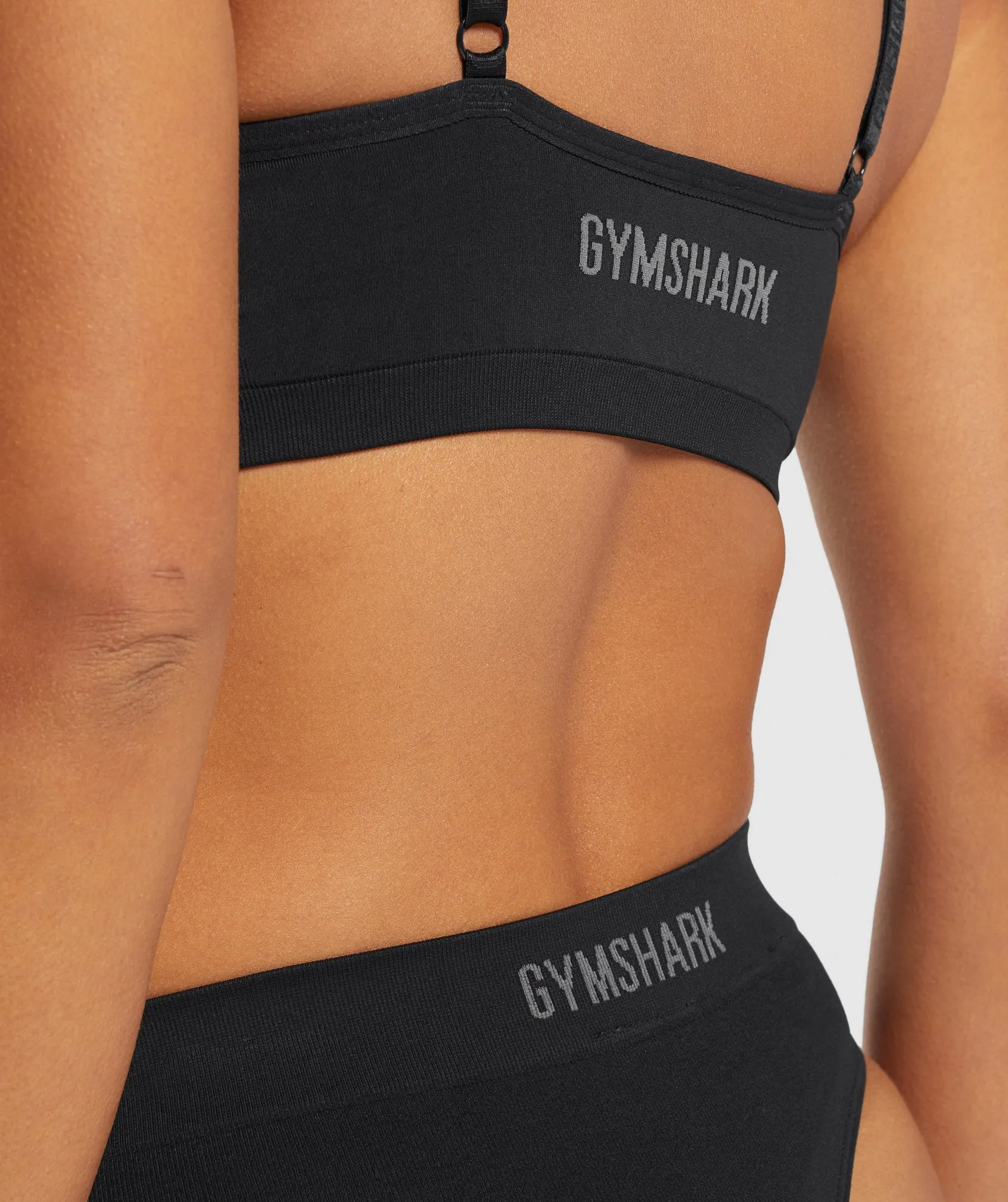 Gymshark Seamless High Waisted Thong - Black