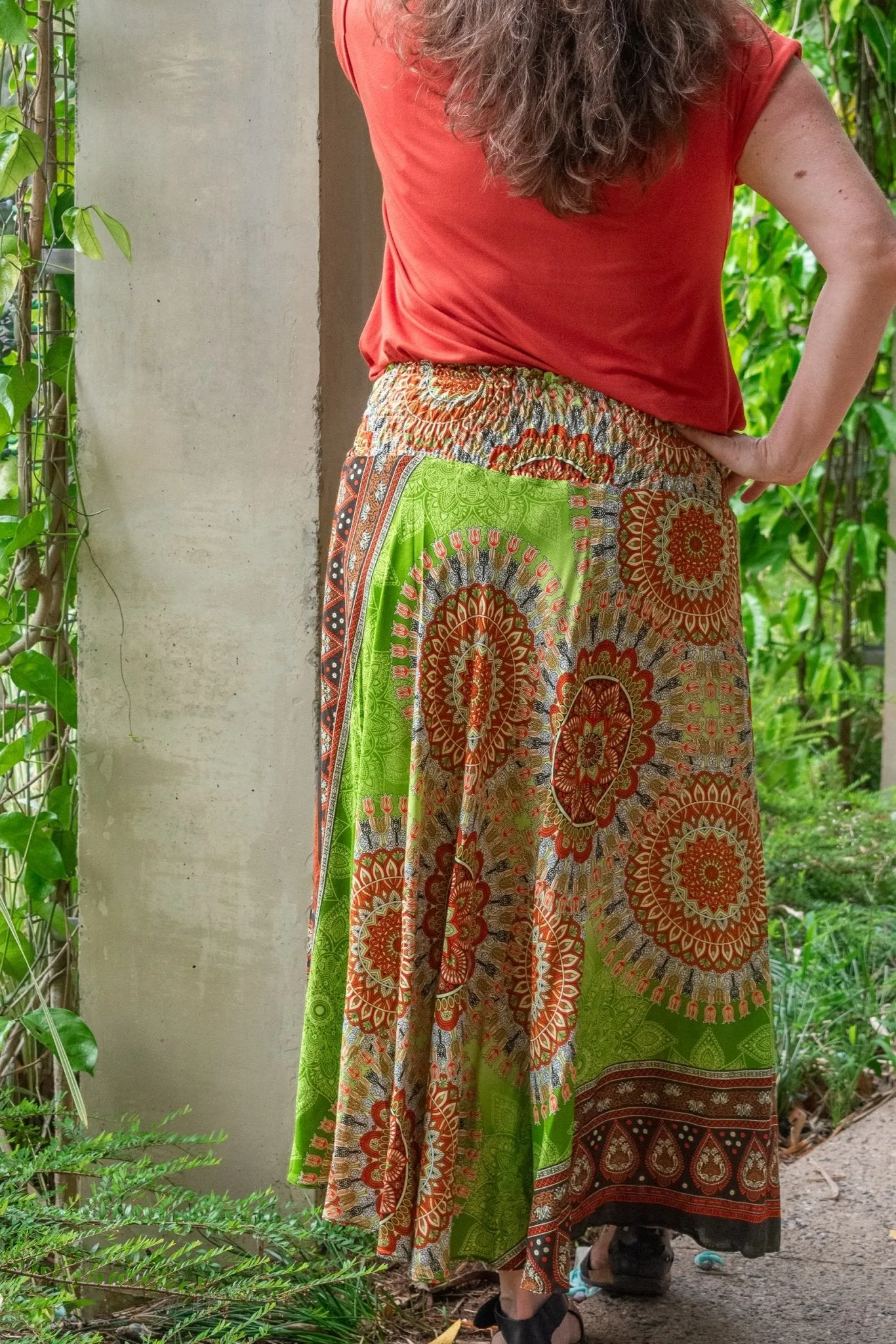 Gypsy Skirt - Retreat Lime & Orange