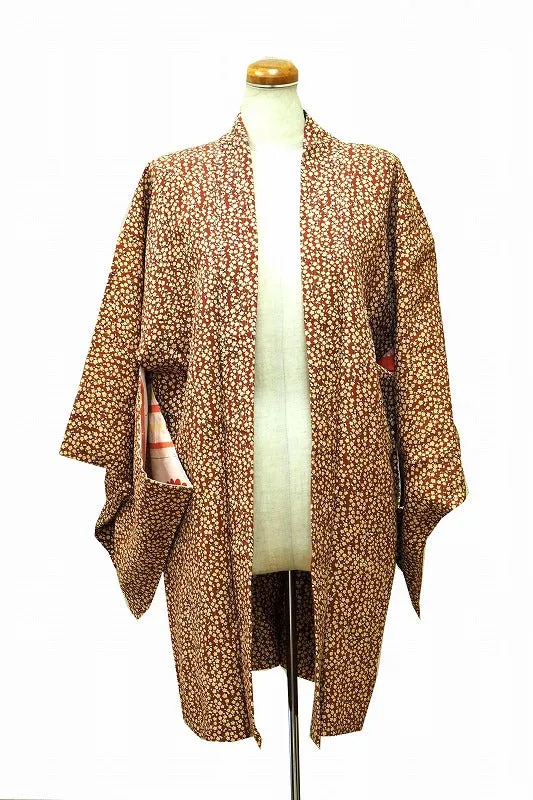 ha0053 haori - haorijJacket -   Japanese vintage jacket silk