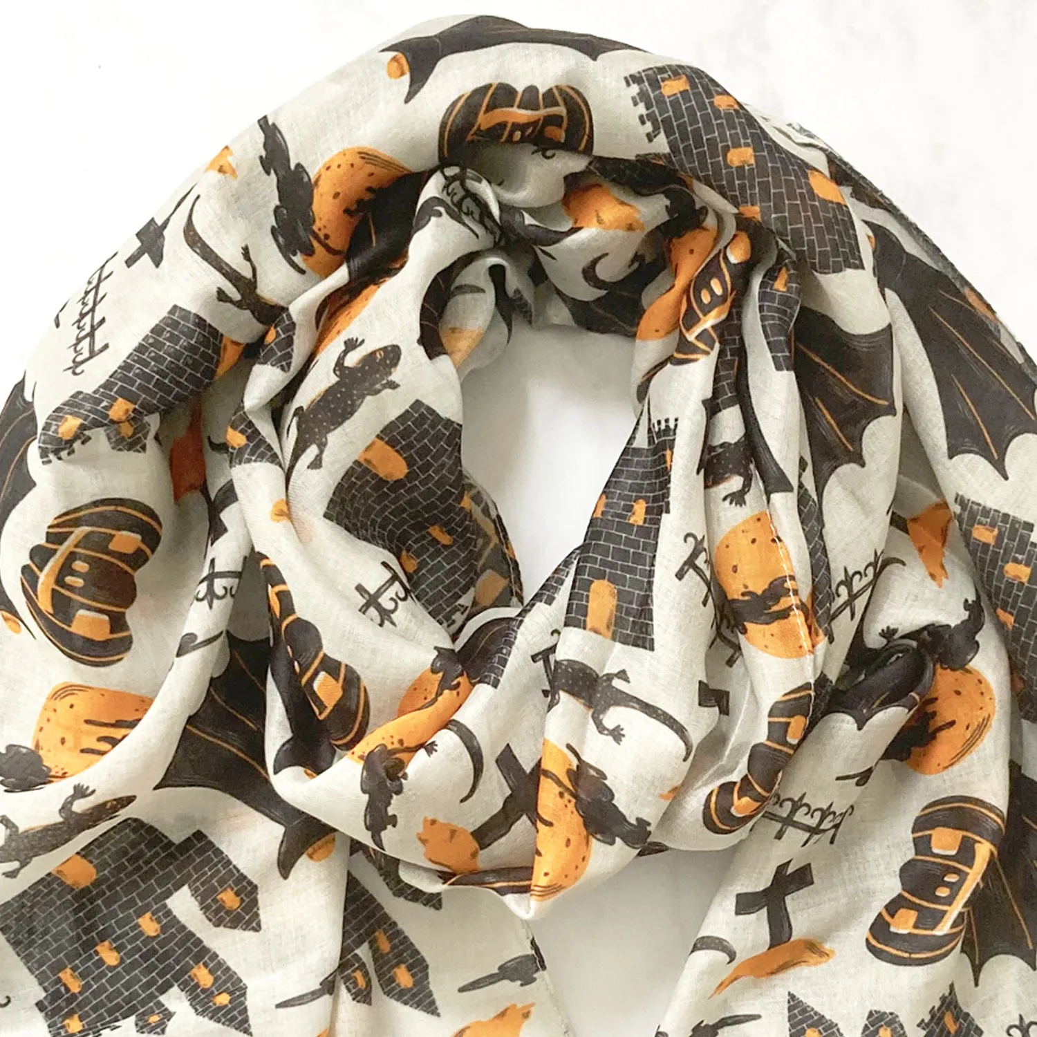 Halloween Print Scarf