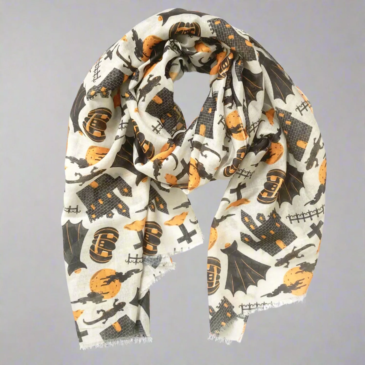 Halloween Print Scarf