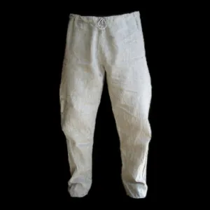 Handmade Natural Linen Viking Trousers