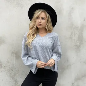 Hazy Days Grey Sweater