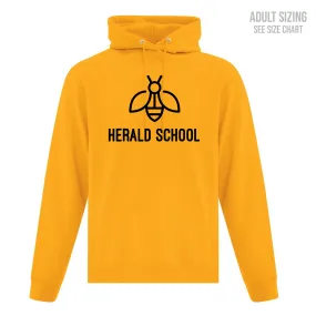 Herald School Bee Logo Unisex Pullover Hoodie (T1009-F2500)