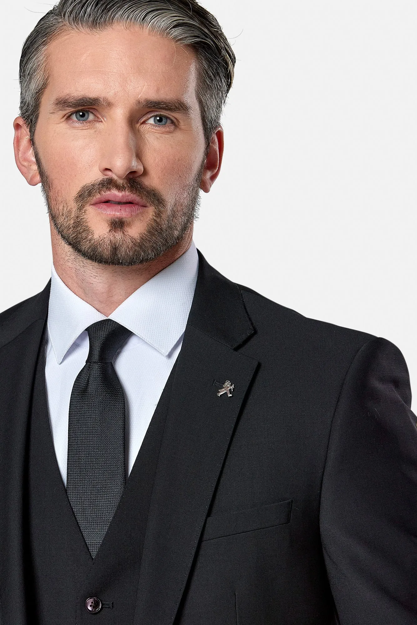 Herbie Frogg 3PC Black Suit (*3 for €1195)