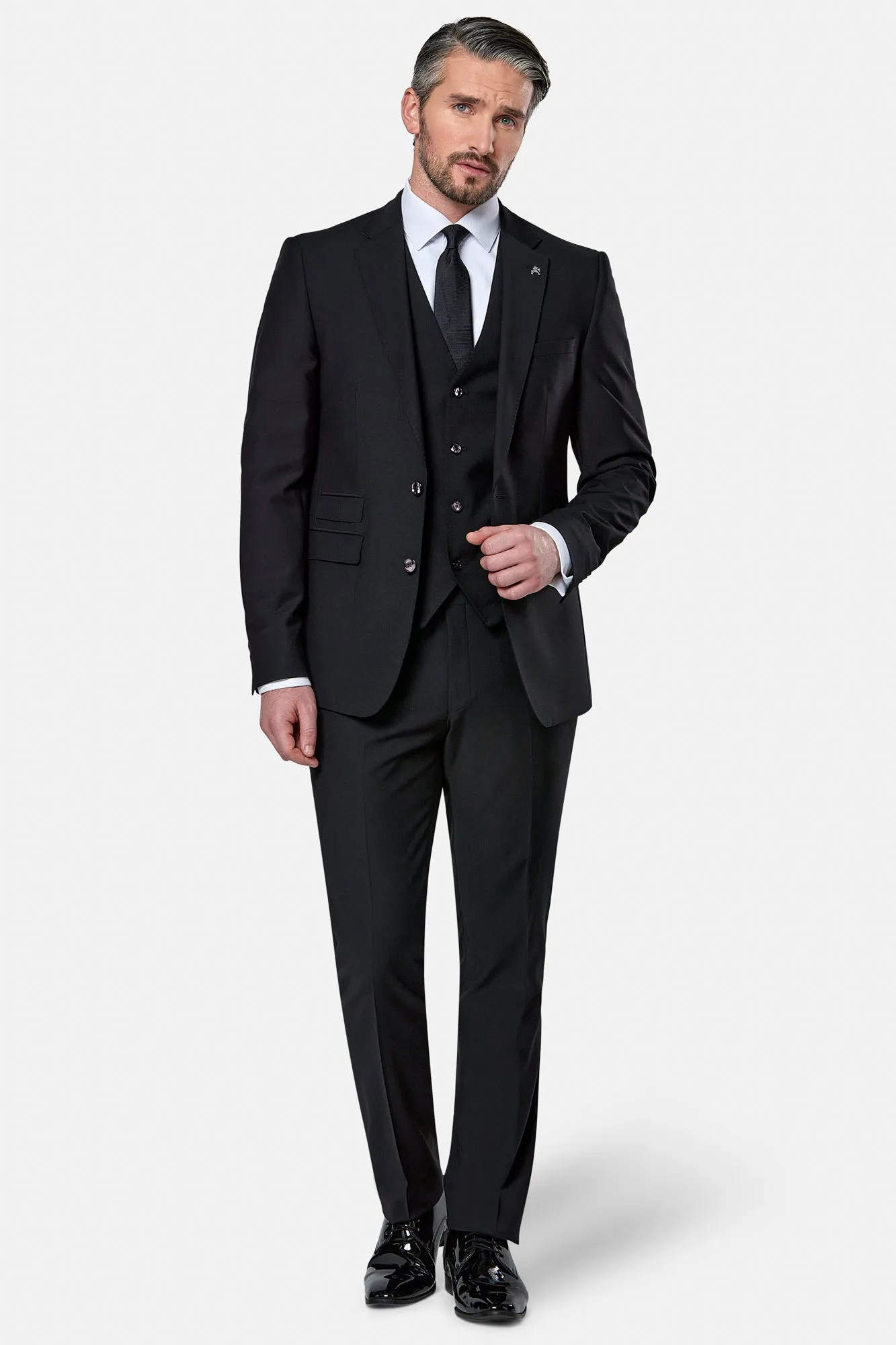 Herbie Frogg 3PC Black Suit (*3 for €1195)