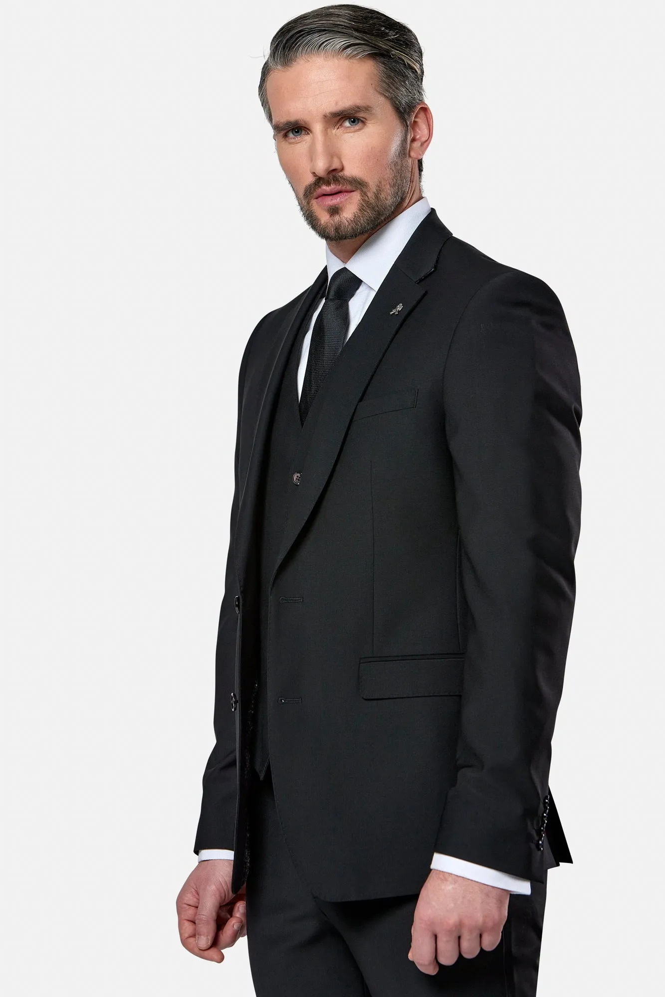 Herbie Frogg 3PC Black Suit (*3 for €1195)