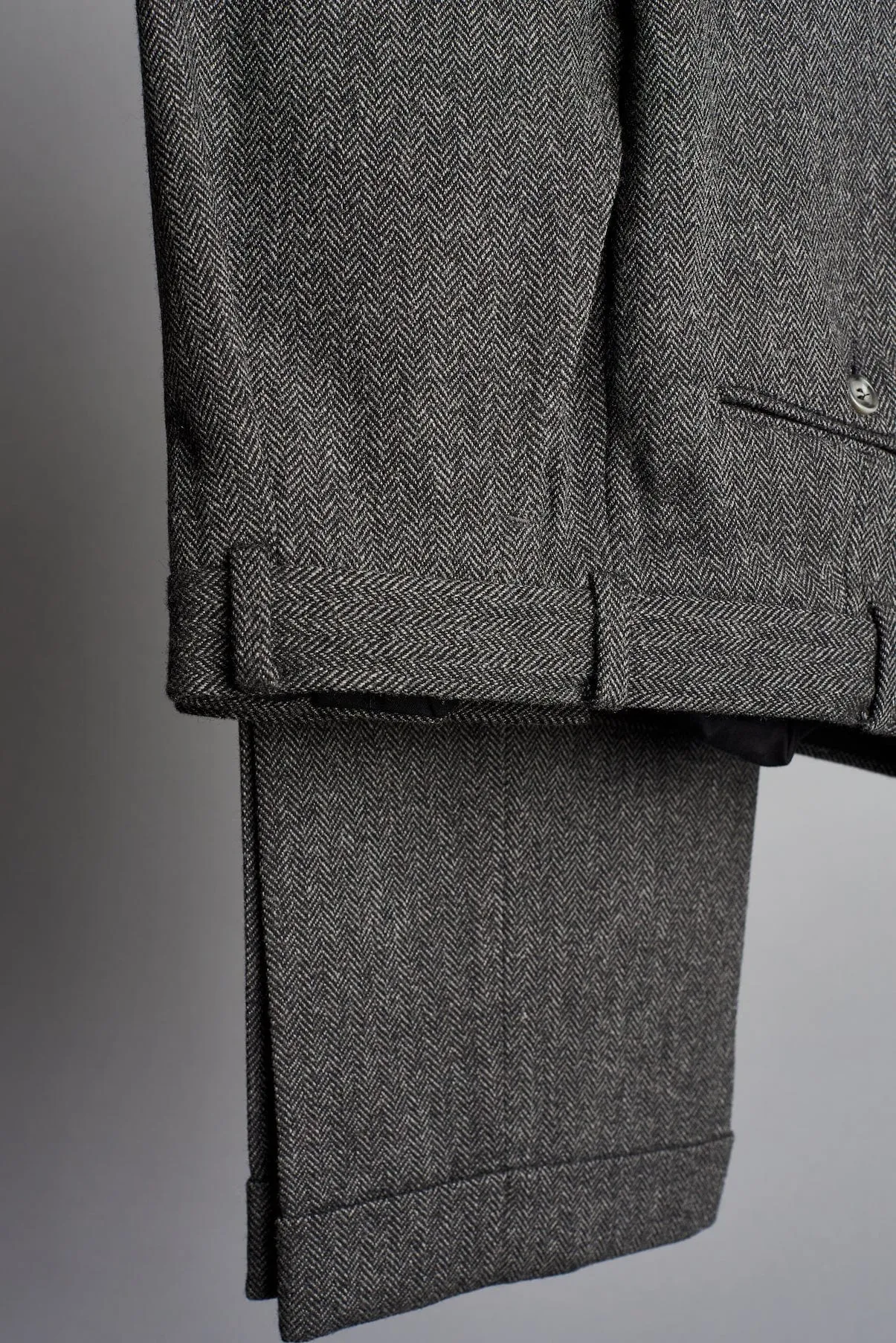 Herringbone Tweed Trouser