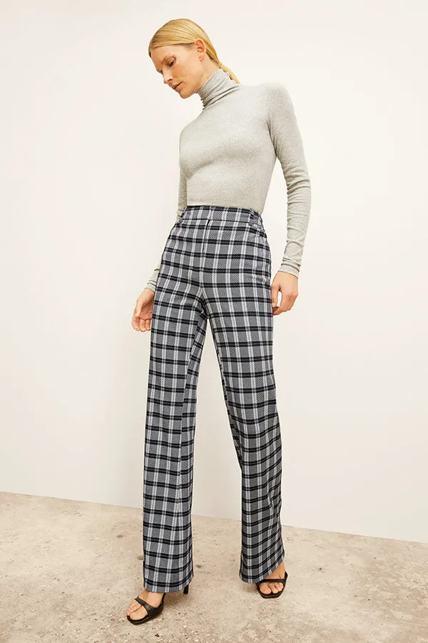 Horton Pant - Knit Suiting :: Checkmate