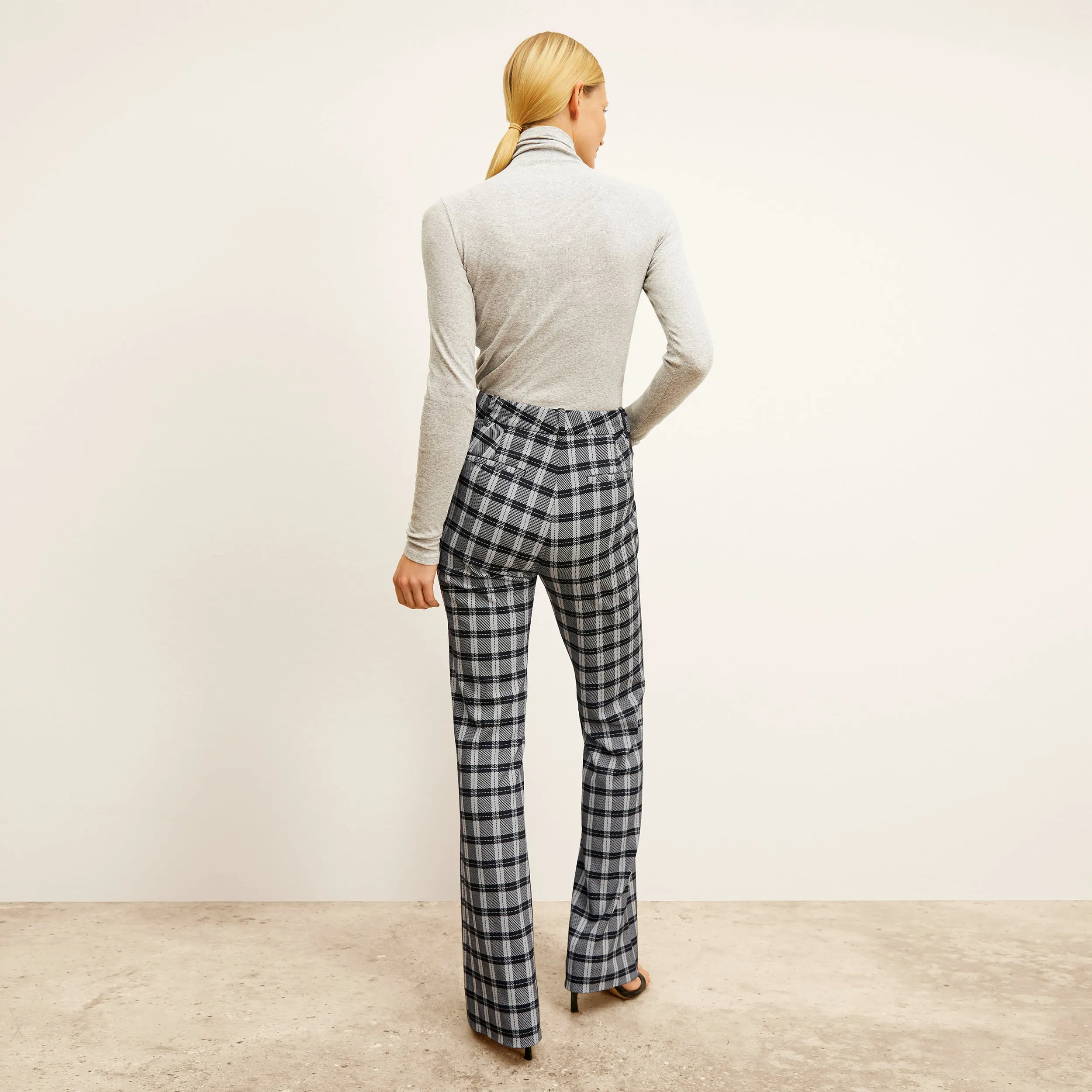 Horton Pant - Knit Suiting :: Checkmate