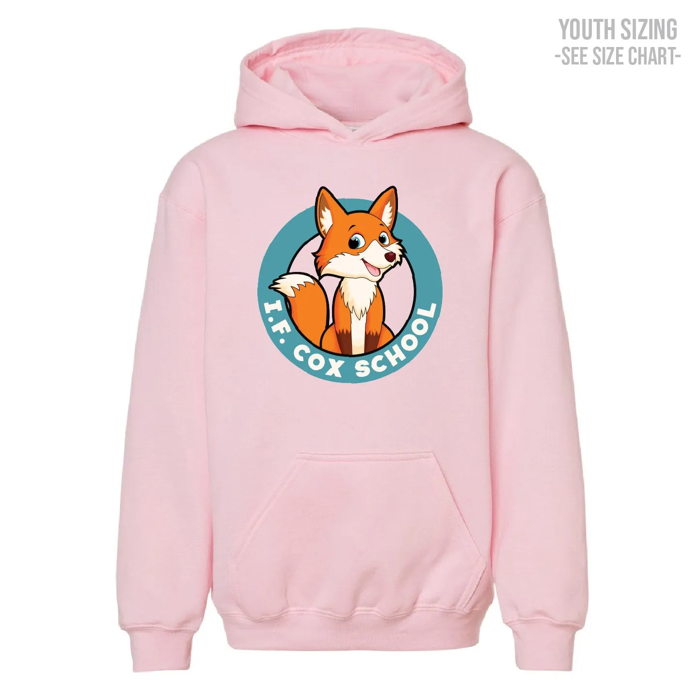 I.F. Cox School YOUTH Pullover Hoodie (IFCT002-3322)