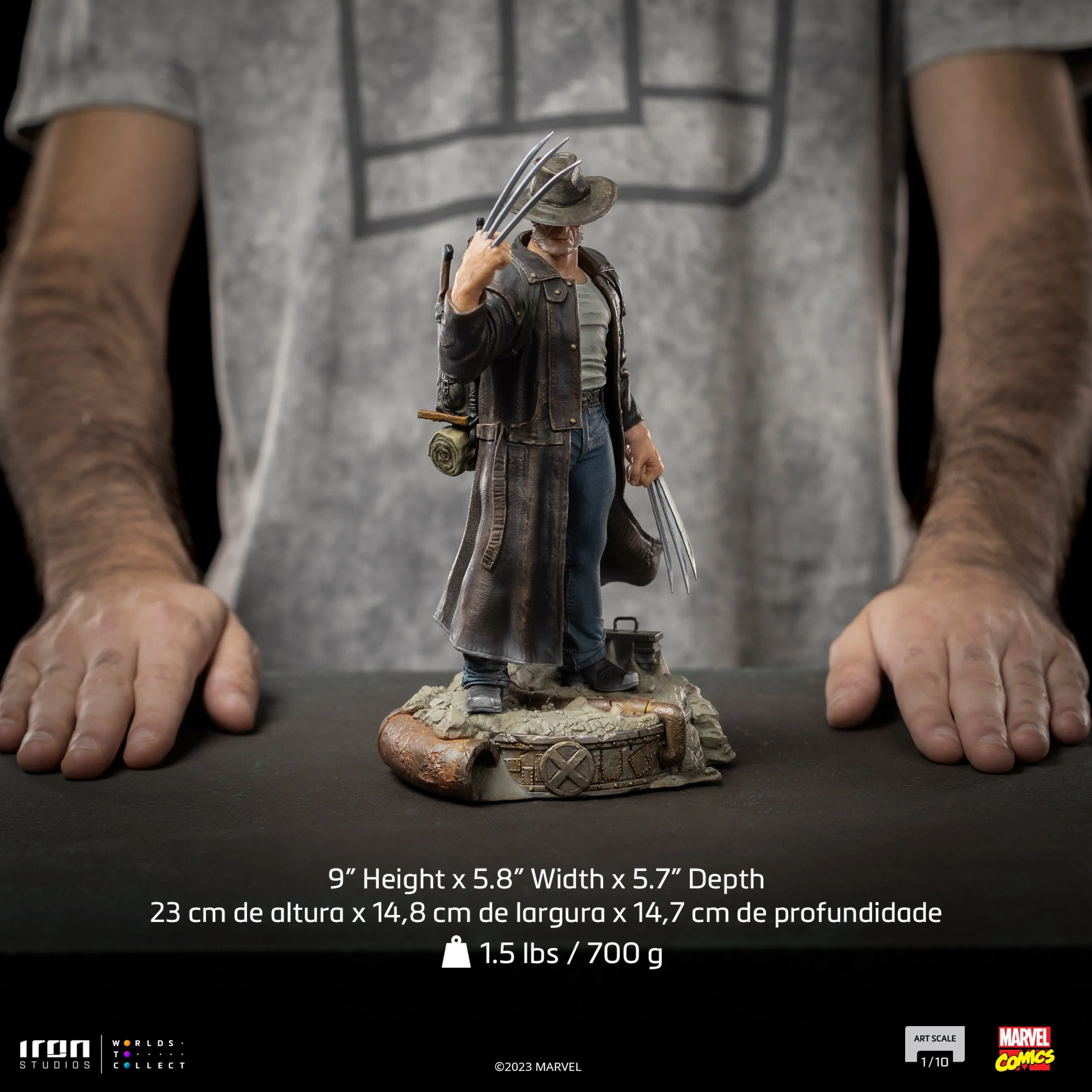 Iron Studios Marvel X-men Old Man Logan (Wolverine 50th Anniversary) BDS Art Scale 1:10 Statue