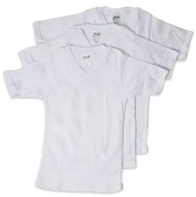 Jack & Jill Boys Short Sleeve V-Neck Undershirt Pack of 3