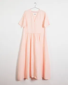 Jil Sander 'marabella' oversized maxidress, pink, 16