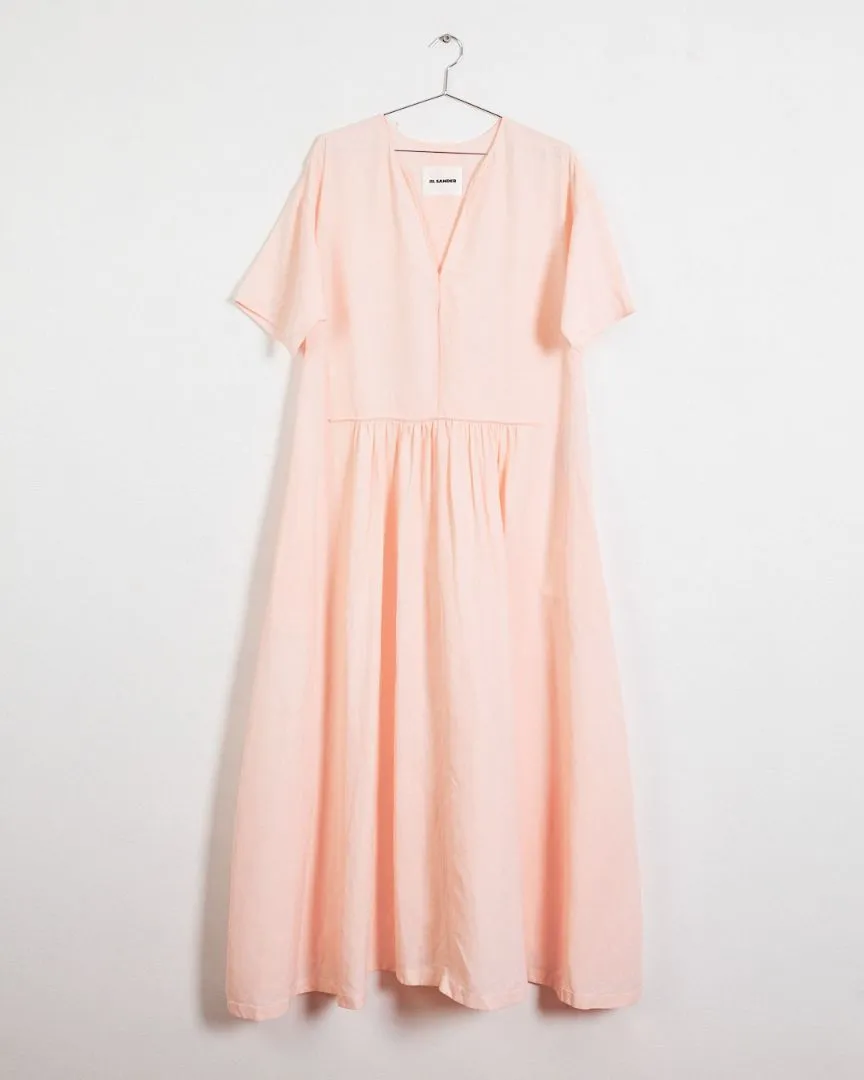 Jil Sander 'marabella' oversized maxidress, pink, 16