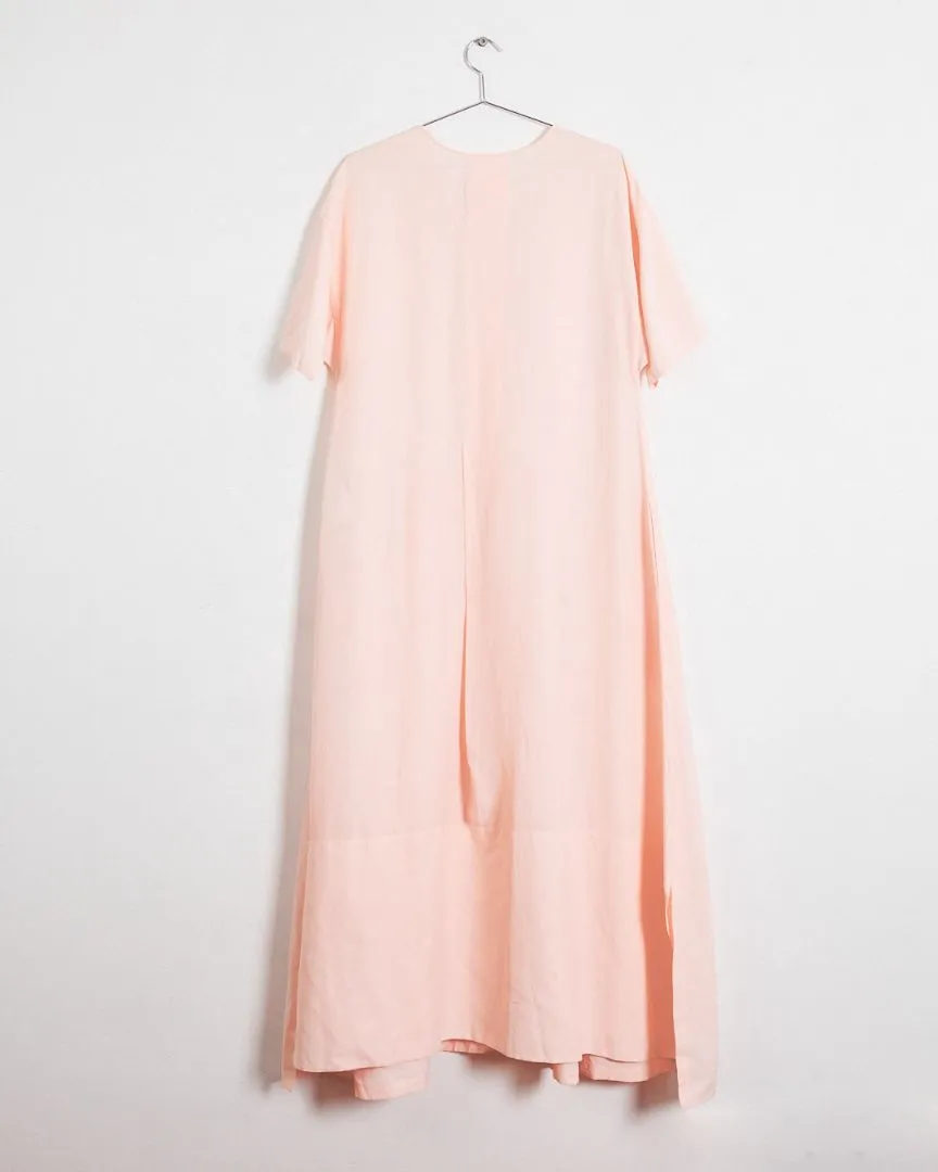 Jil Sander 'marabella' oversized maxidress, pink, 16