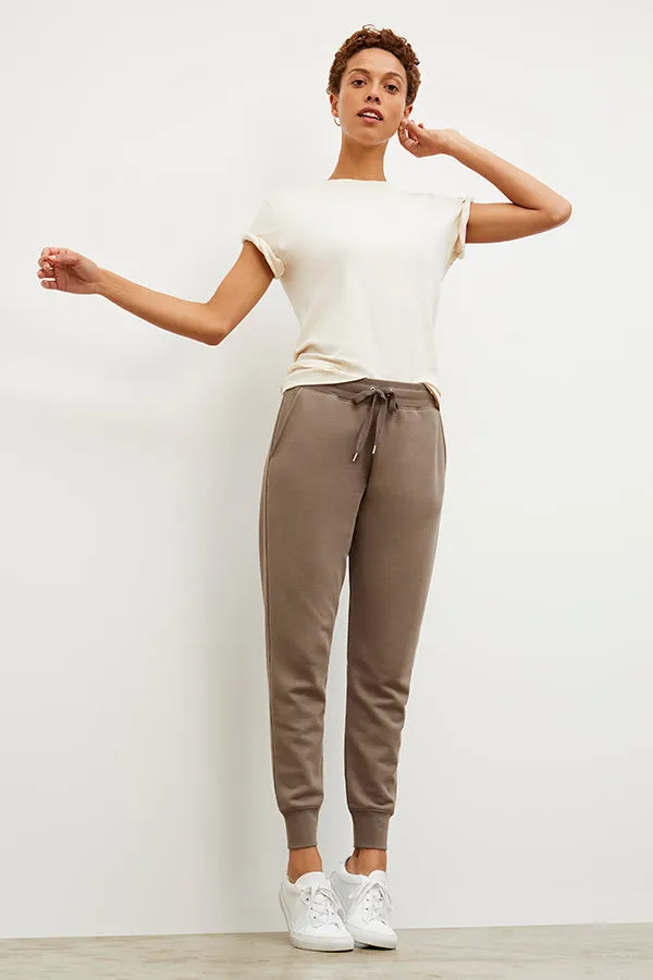 Joni Jogger - French Terry :: Mink