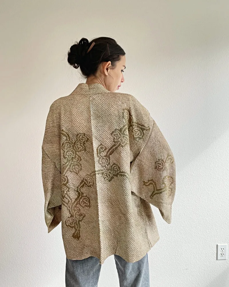 Juniper Shibori Haori Kimono Jacket