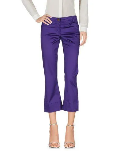 Just Cavalli Women 3/4-length trousers Purple 8 UK