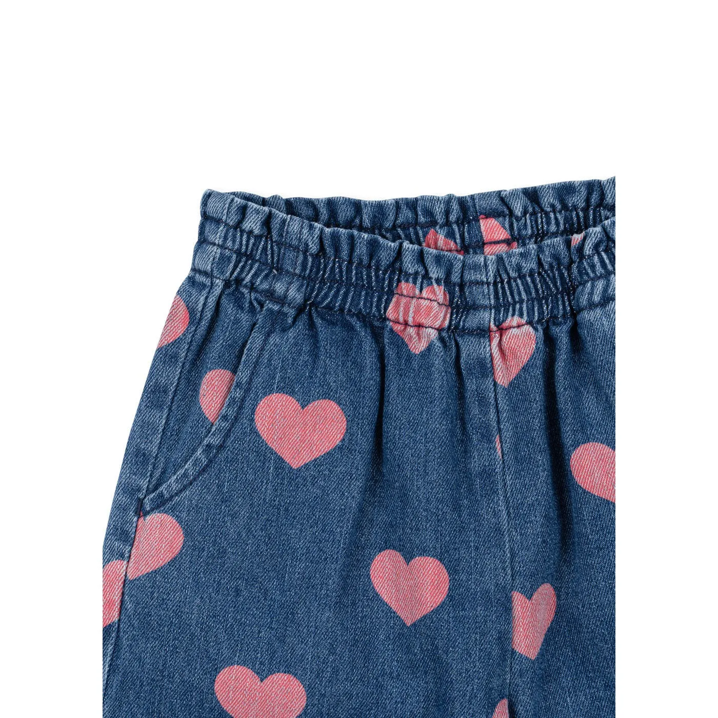 Konges Sløjd - Magot denim frill pants - Bon Coeur Pink