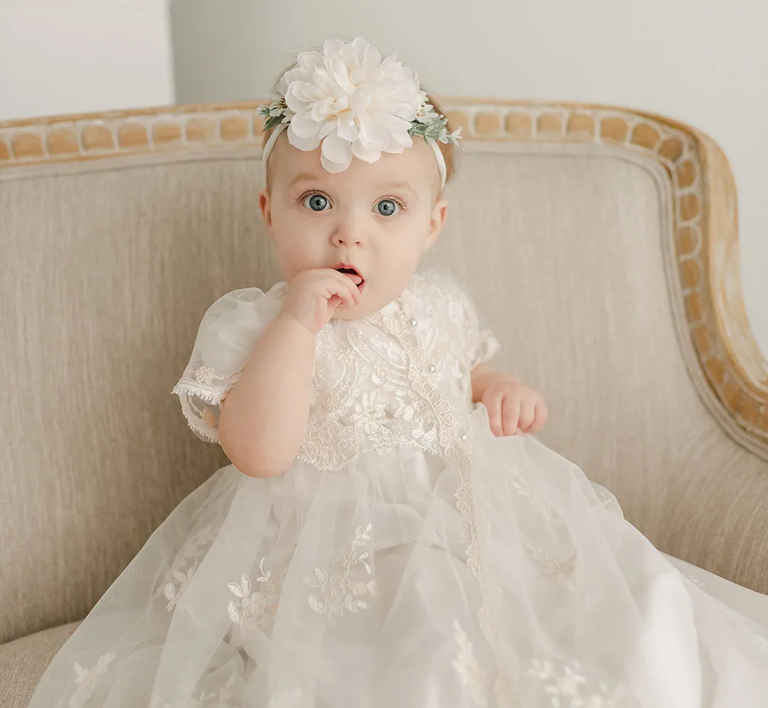 Kristina Christening Gown & Bonnet