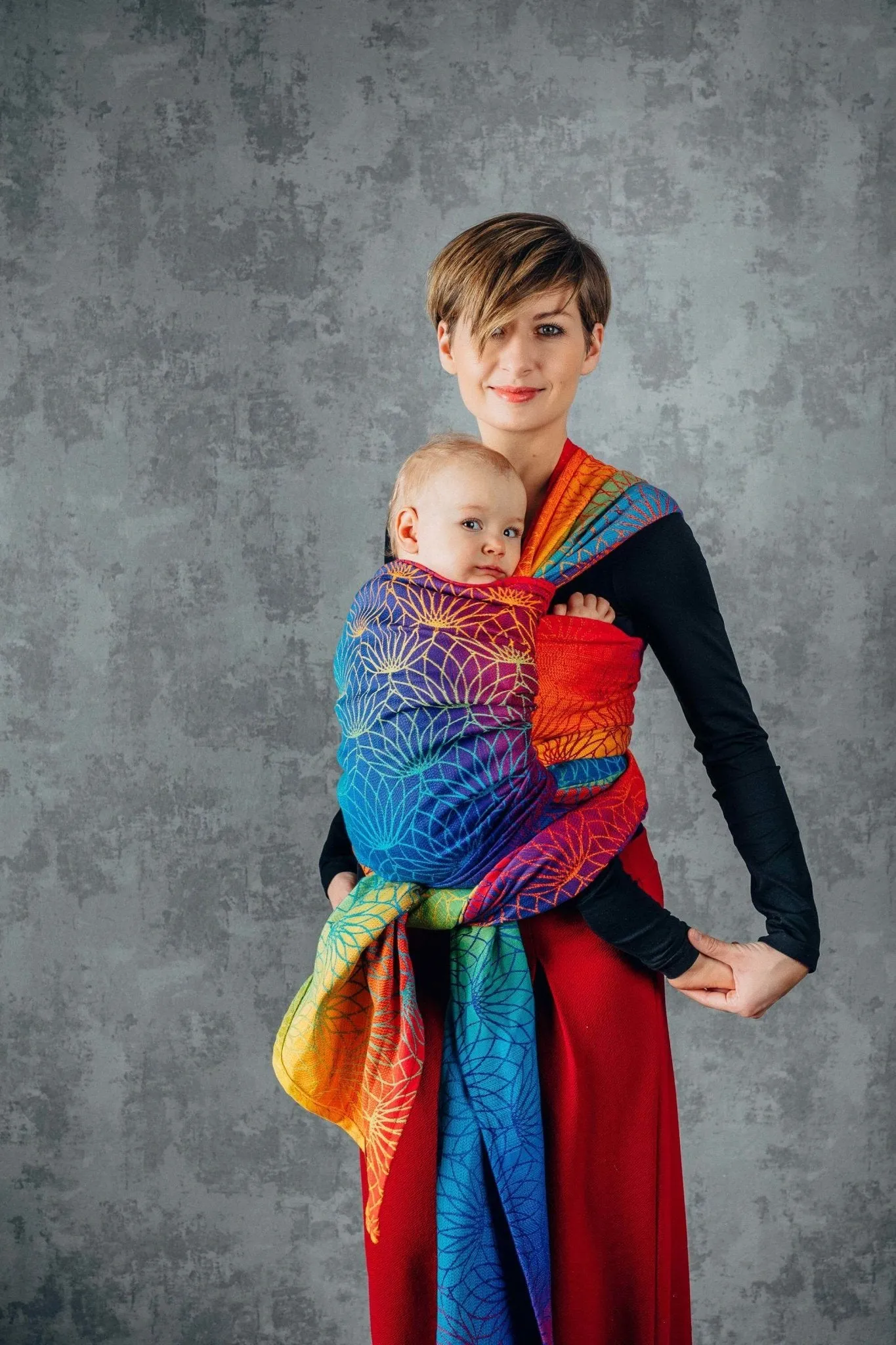 LennyLamb Woven Wrap Rainbow Lotus