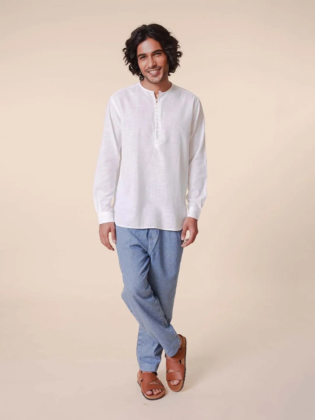 Loop Detail Kurta - Arc