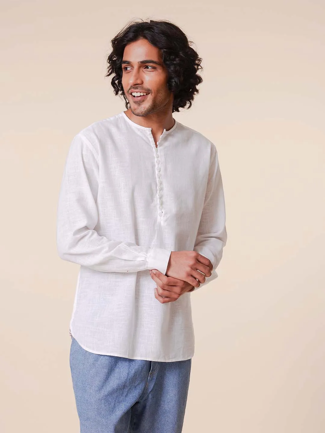 Loop Detail Kurta - Arc