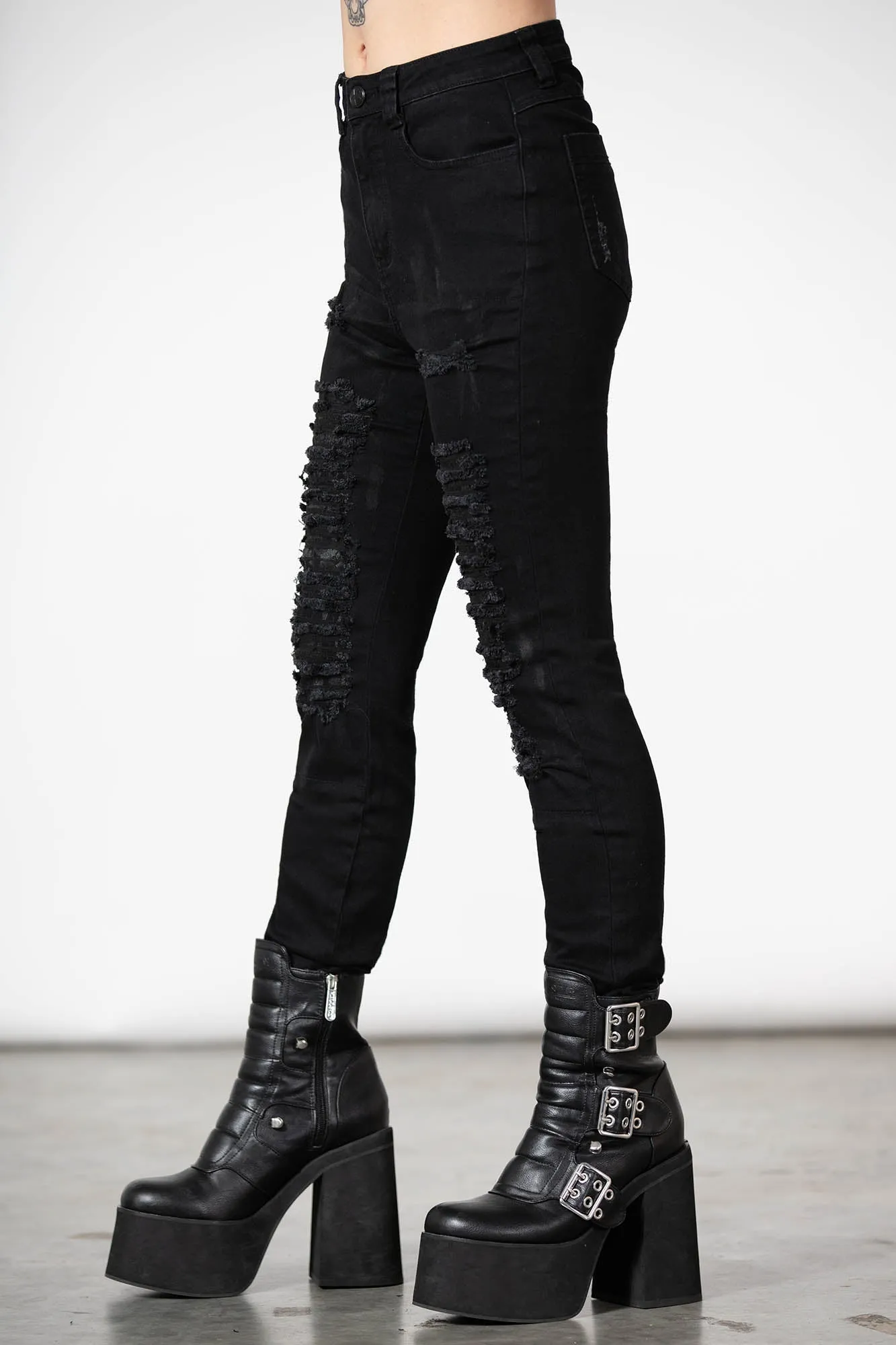 Lyfe Line Patch Jeans - Resurrect