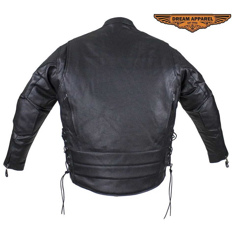 Mens Racer Jacket with Side Laces