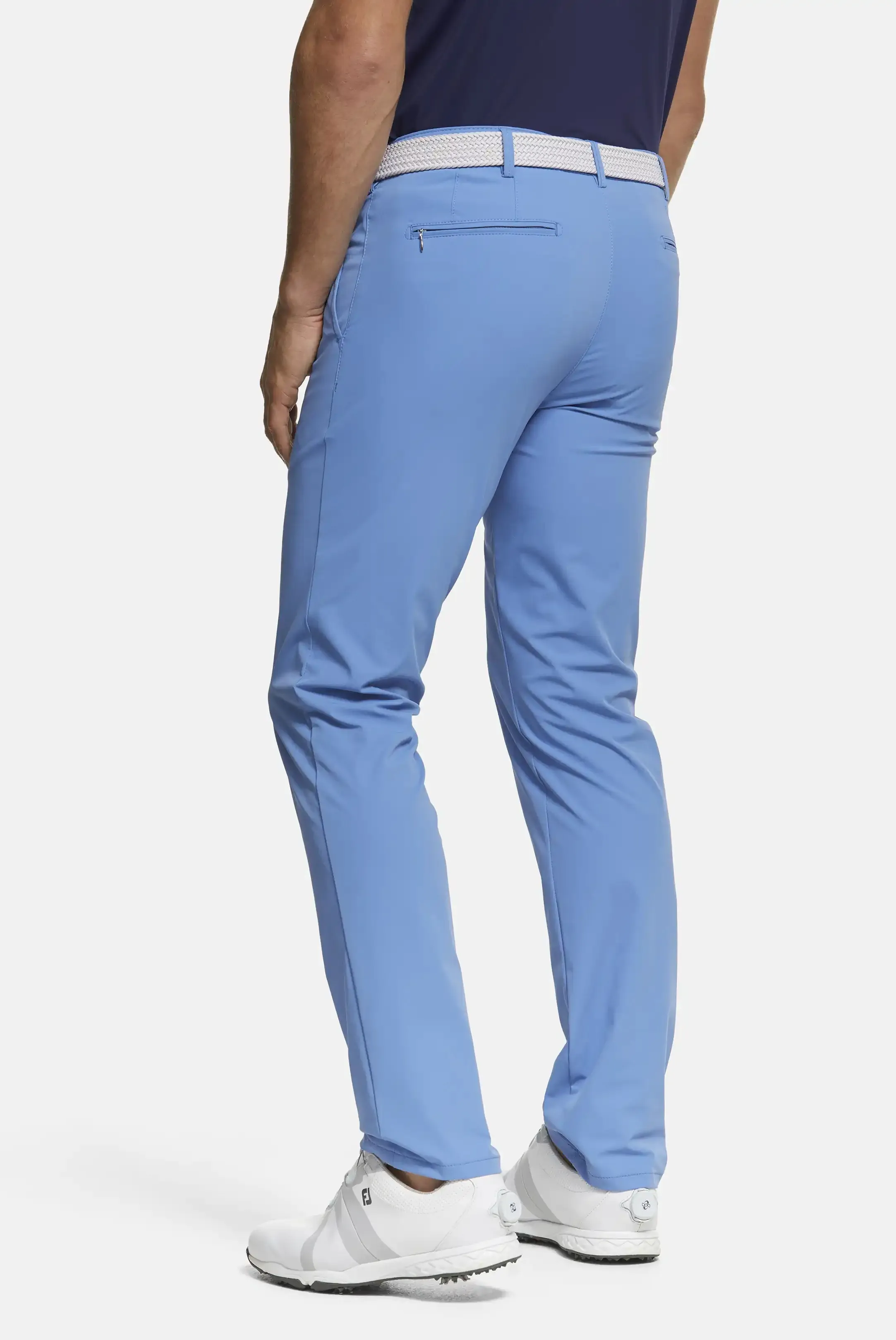 MEYER Golf Trousers - Augusta 8070 High Performance Chinos - Light Blue