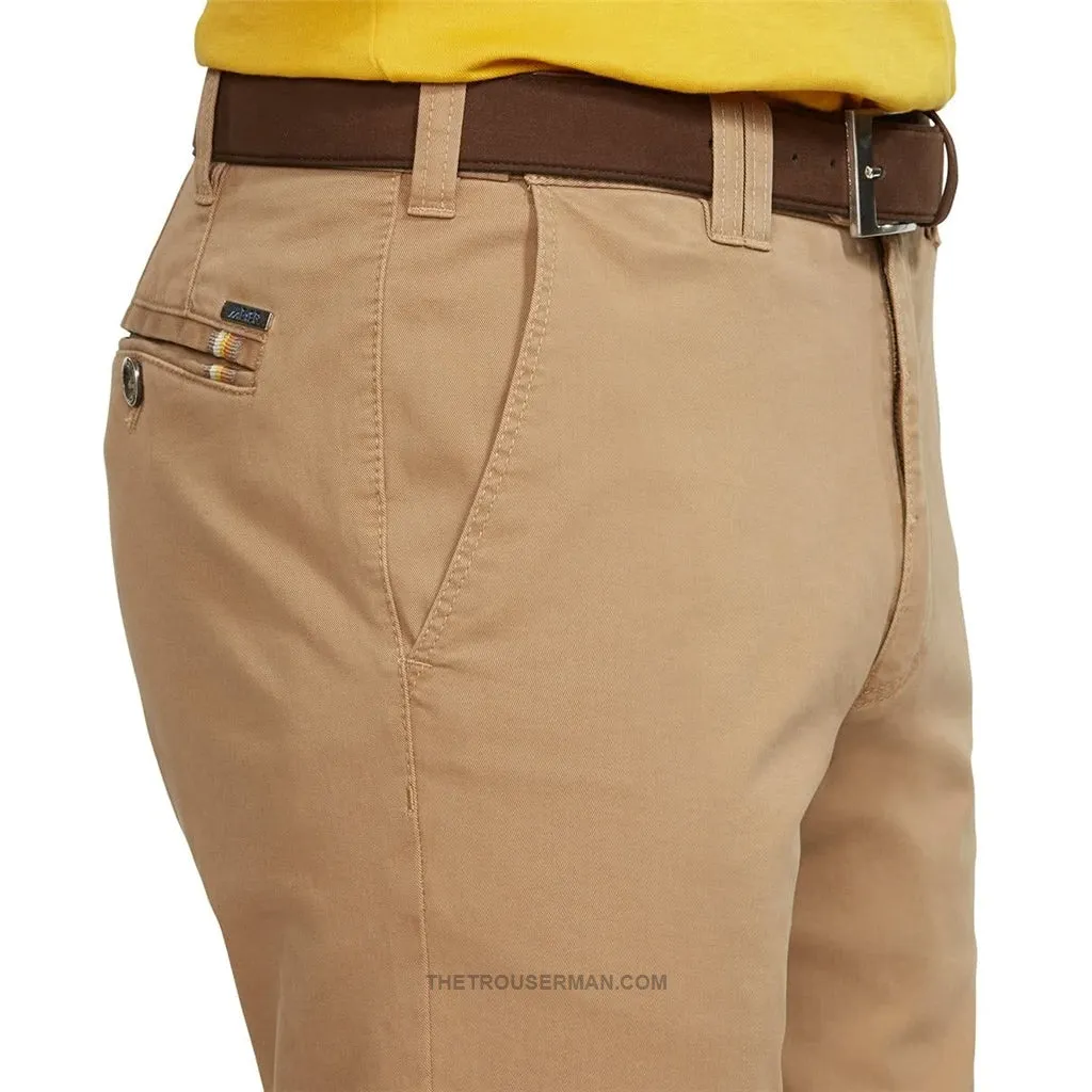 Meyer - Soft Cotton Oslo Chino, Camel