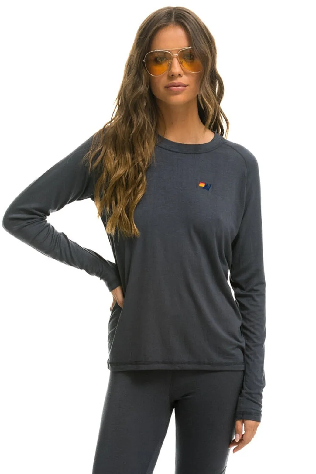 MICRO MODAL BASE LAYER TOP - TITANIUM