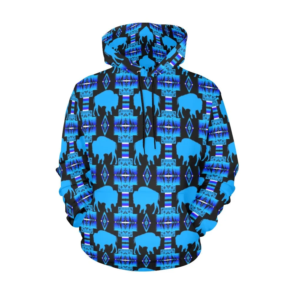 Midnight Lake Buffalo Hoodie for Men (USA Size)